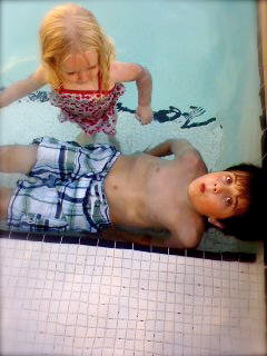 In the Pool.  After the "Incident."